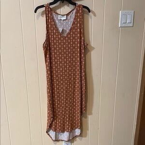 Olive & Oak Terracotta Patterned Top